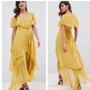 ASOS Caped Maxi Dress